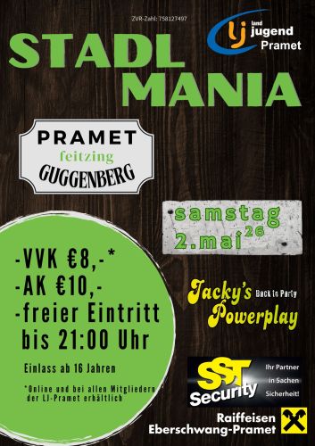 Tickets für Stadlmania 2026 am 02.05.2026 - Karten kaufen